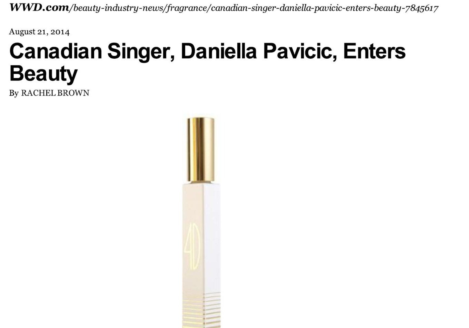 WWD feature preview for 4D by Daniella